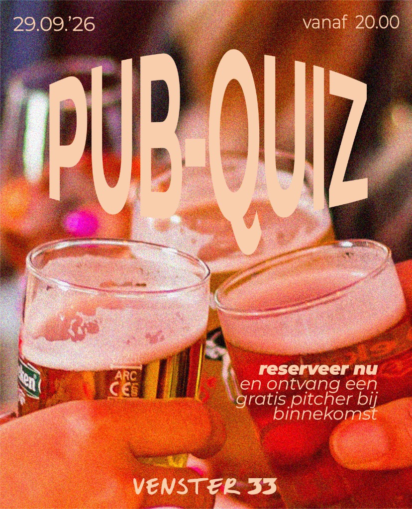 Venster 33 Pub-Quiz